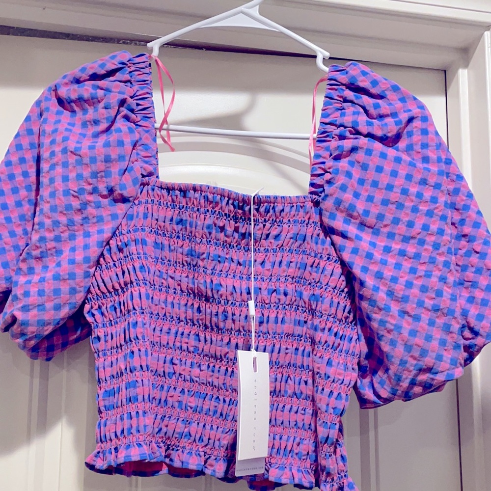 Puff sleeve top